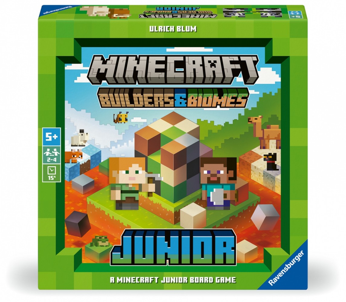 Minecraft kūrėjų ir biomų stalo žaidimas vaikams