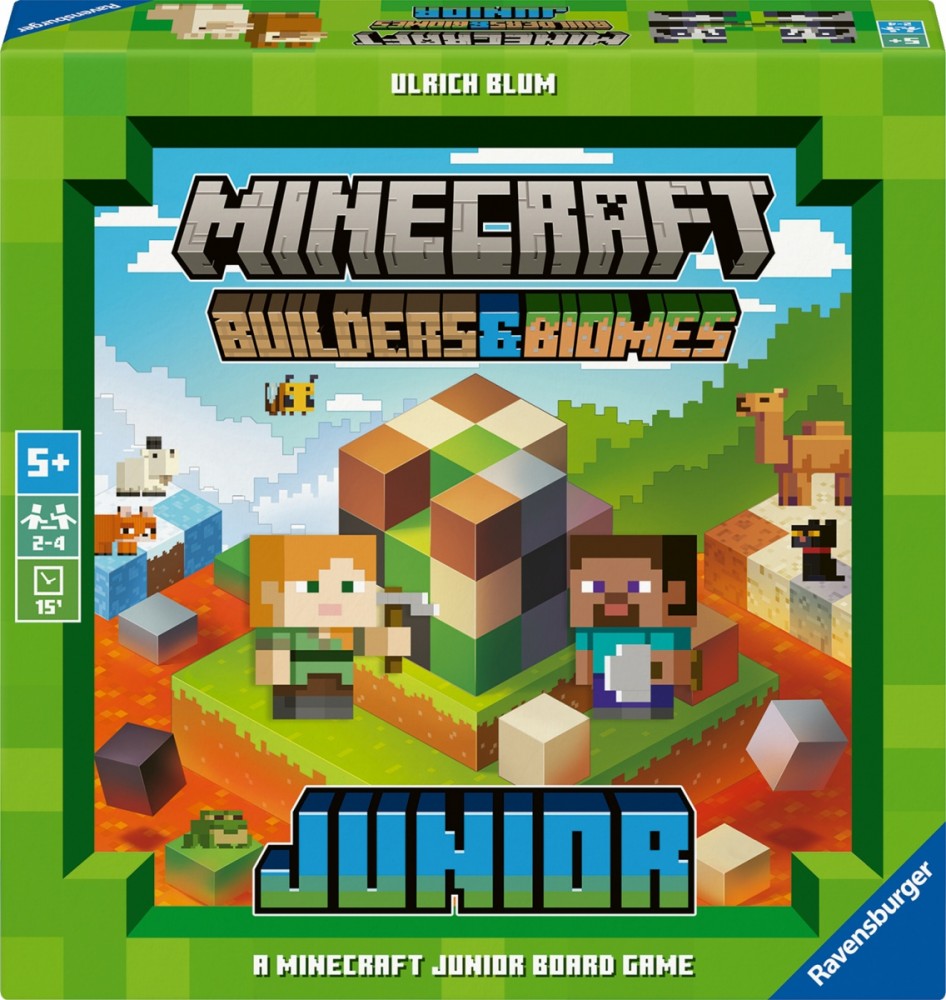 Minecraft kūrėjų ir biomų stalo žaidimas vaikams