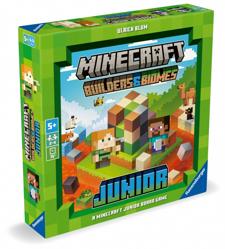 Minecraft kūrėjų ir biomų stalo žaidimas vaikams