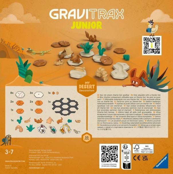 Kūrybinis žaidimas - konstruktorius gravitrax junior ravensburger 27076