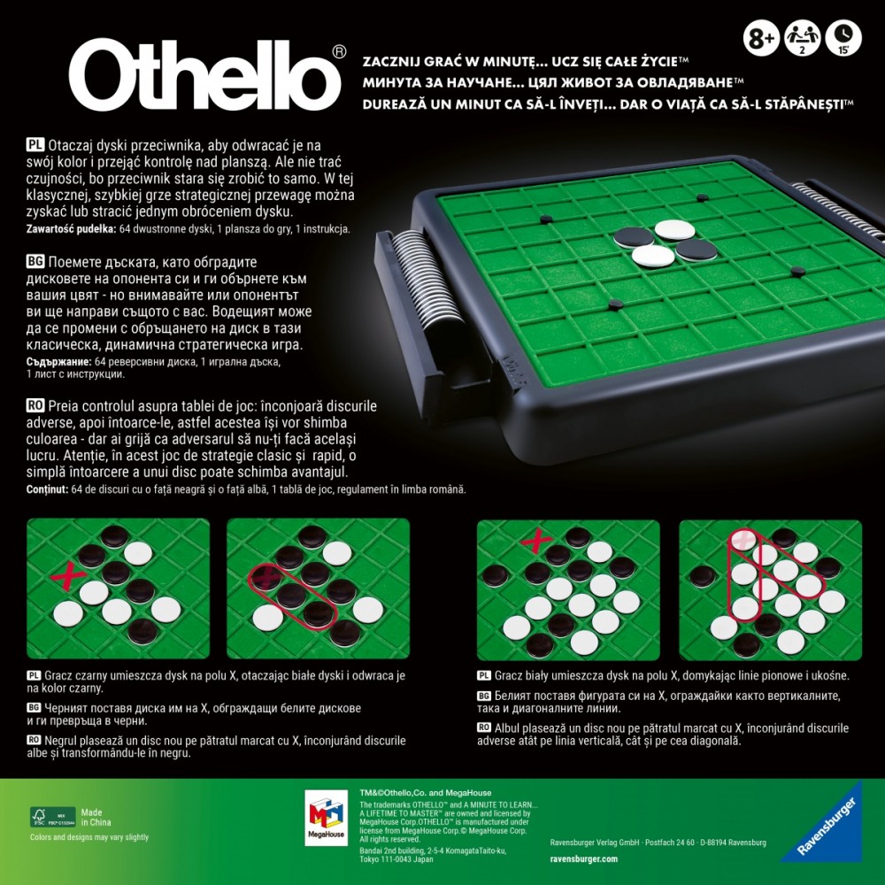 Klasikinis othello žaidimas
