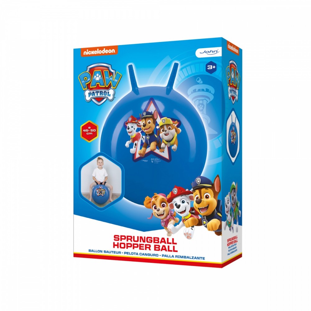 Šokinėjimo kamuolys john šunyčiai patruliai (paw patrol), 59546, 45-50 cm