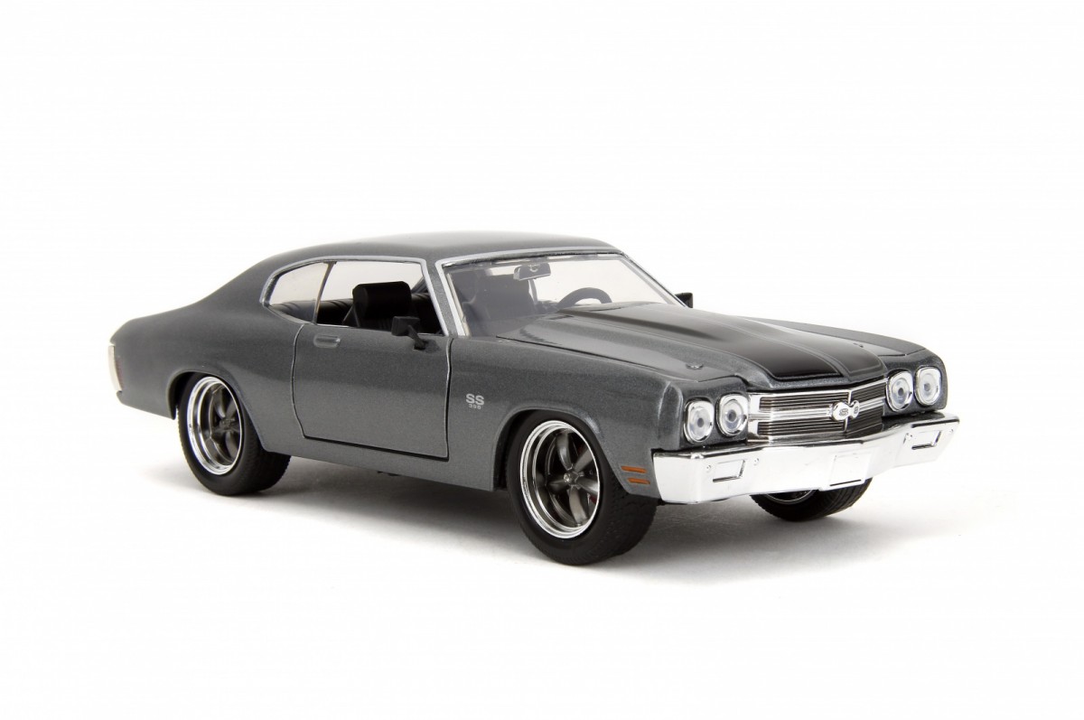 Automobilio modelis 1970 chevrolet chevelle ss jada, pilkas