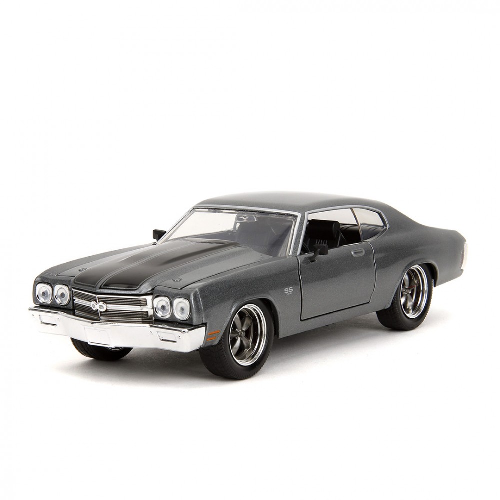 Automobilio modelis 1970 chevrolet chevelle ss jada, pilkas