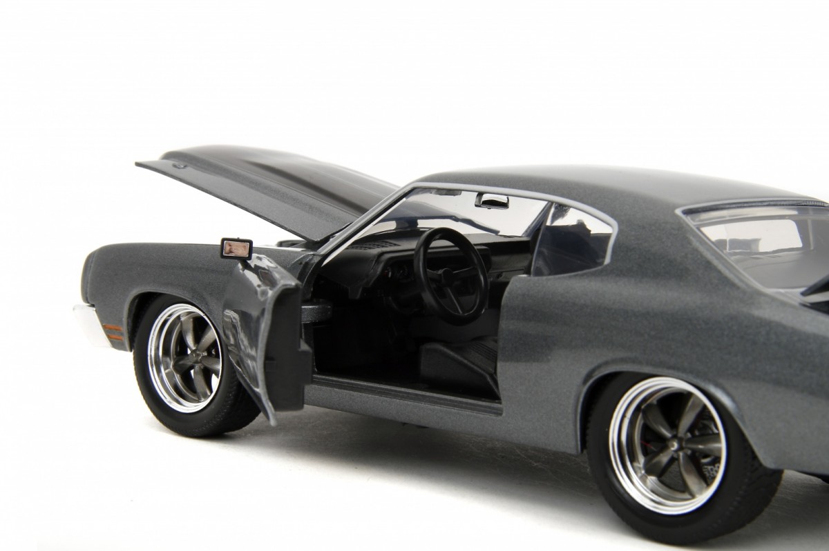 Automobilio modelis 1970 chevrolet chevelle ss jada, pilkas