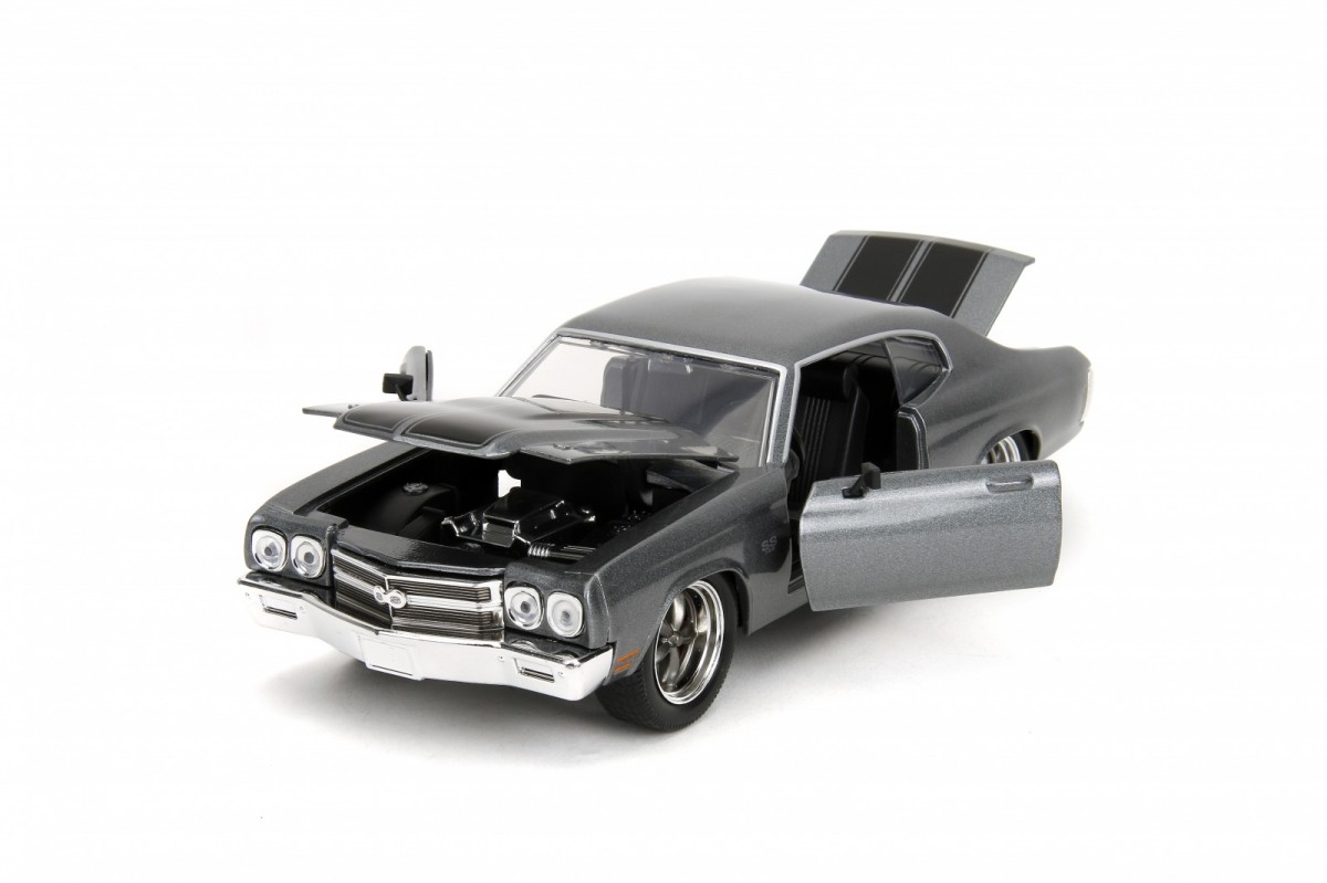 Automobilio modelis 1970 chevrolet chevelle ss jada, pilkas