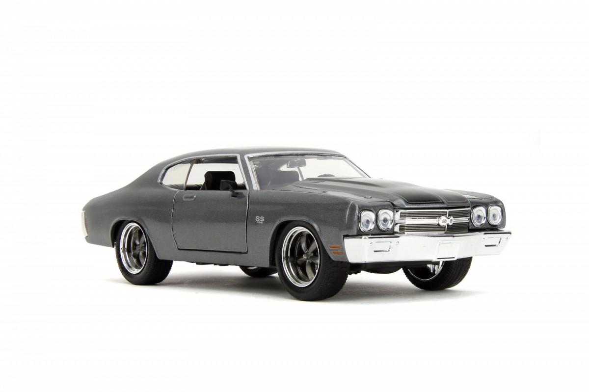 Automobilio modelis 1970 chevrolet chevelle ss jada, pilkas