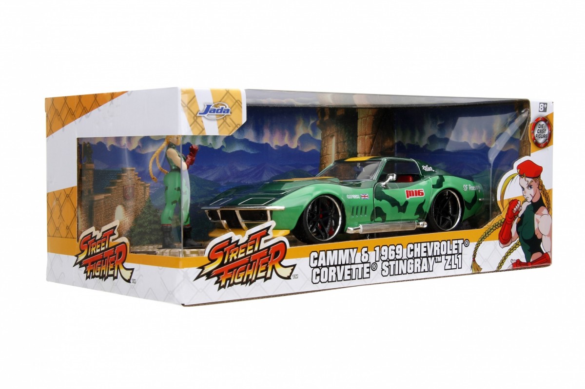 Kolekcinis modelis jada toys street fighter 1969 chevrolet 1:24