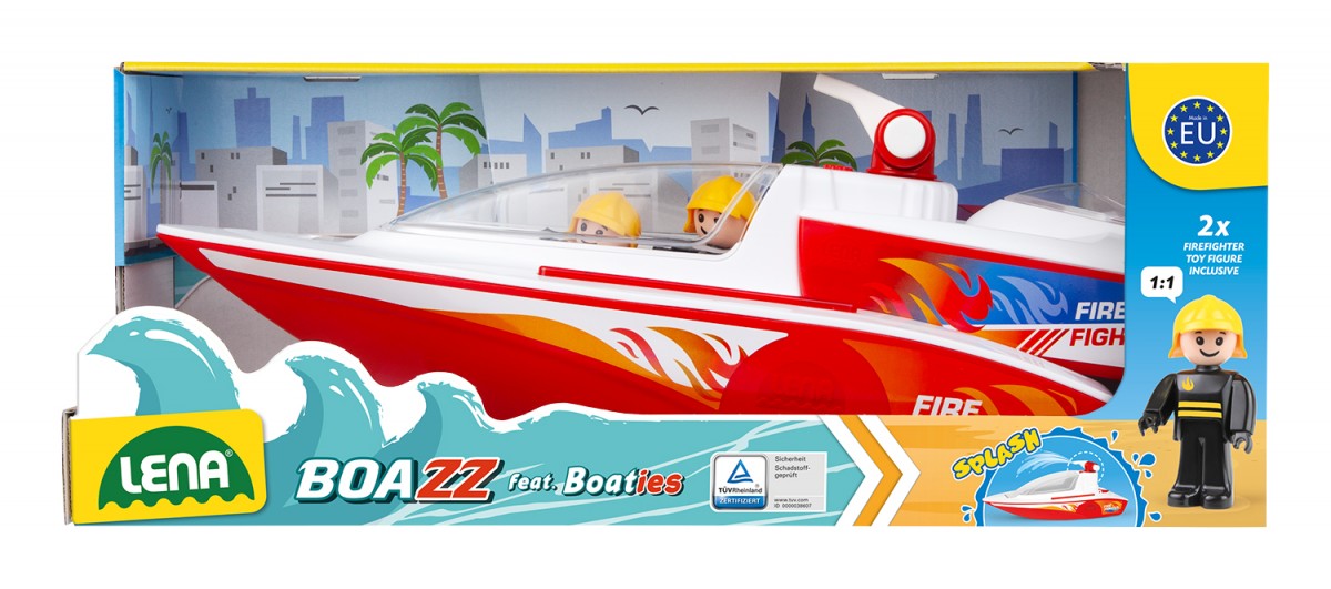 Gaisrinė valtis su boaties gaisriniu katamaranu lena® boazz 04721