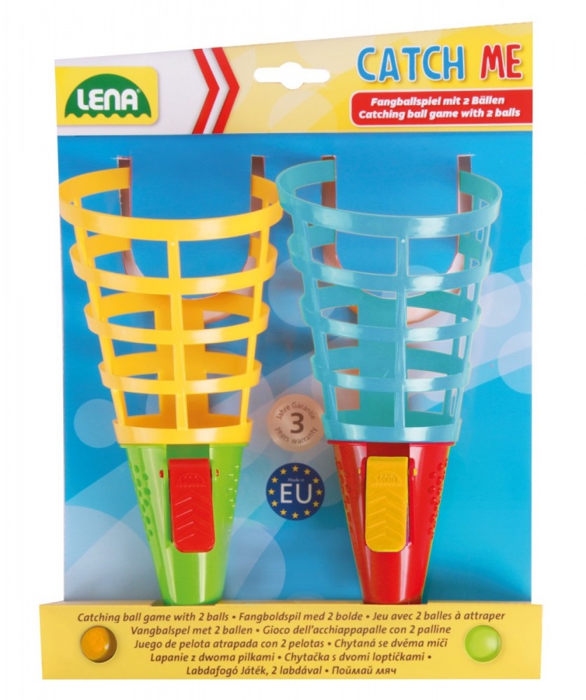 Lena „toy catch“ kamuoliukų dvipusė pakuotė