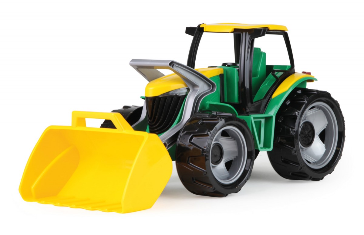 Galingas Traktorius Lena Giga Trucks Žalias, 62Cm