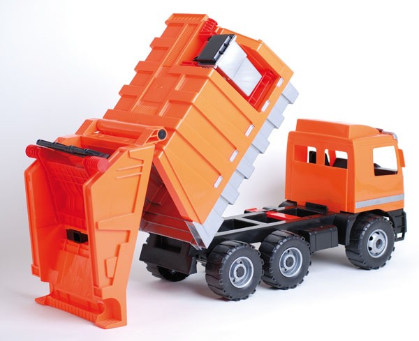 Šiukšlių mašina lena mercedes actros, 72 cm (išlaiko 50 kg apkrovą)