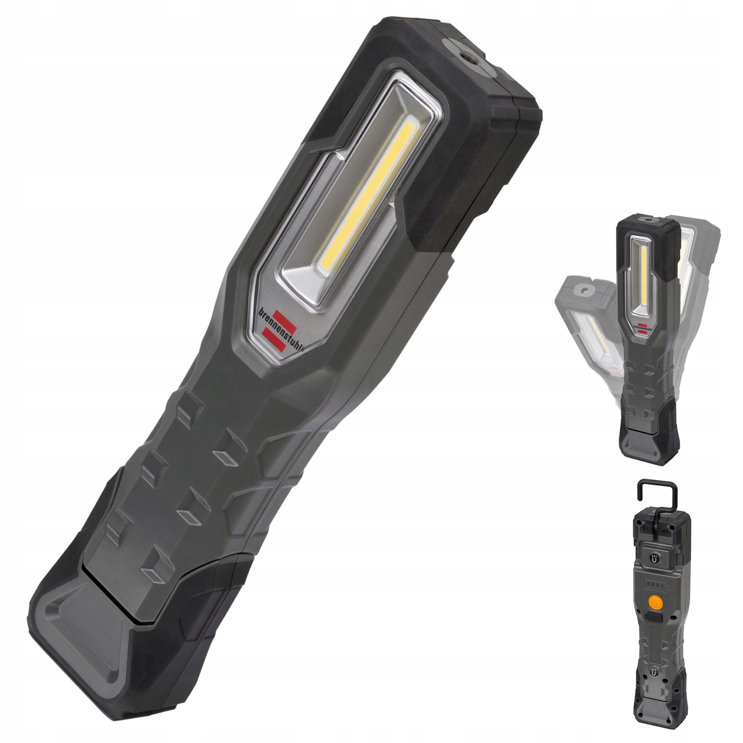 Brennenstuhl įkraunama darbo lemputė 3,7 V / 4,4 Ah LED 1000lm + 200lm IP54