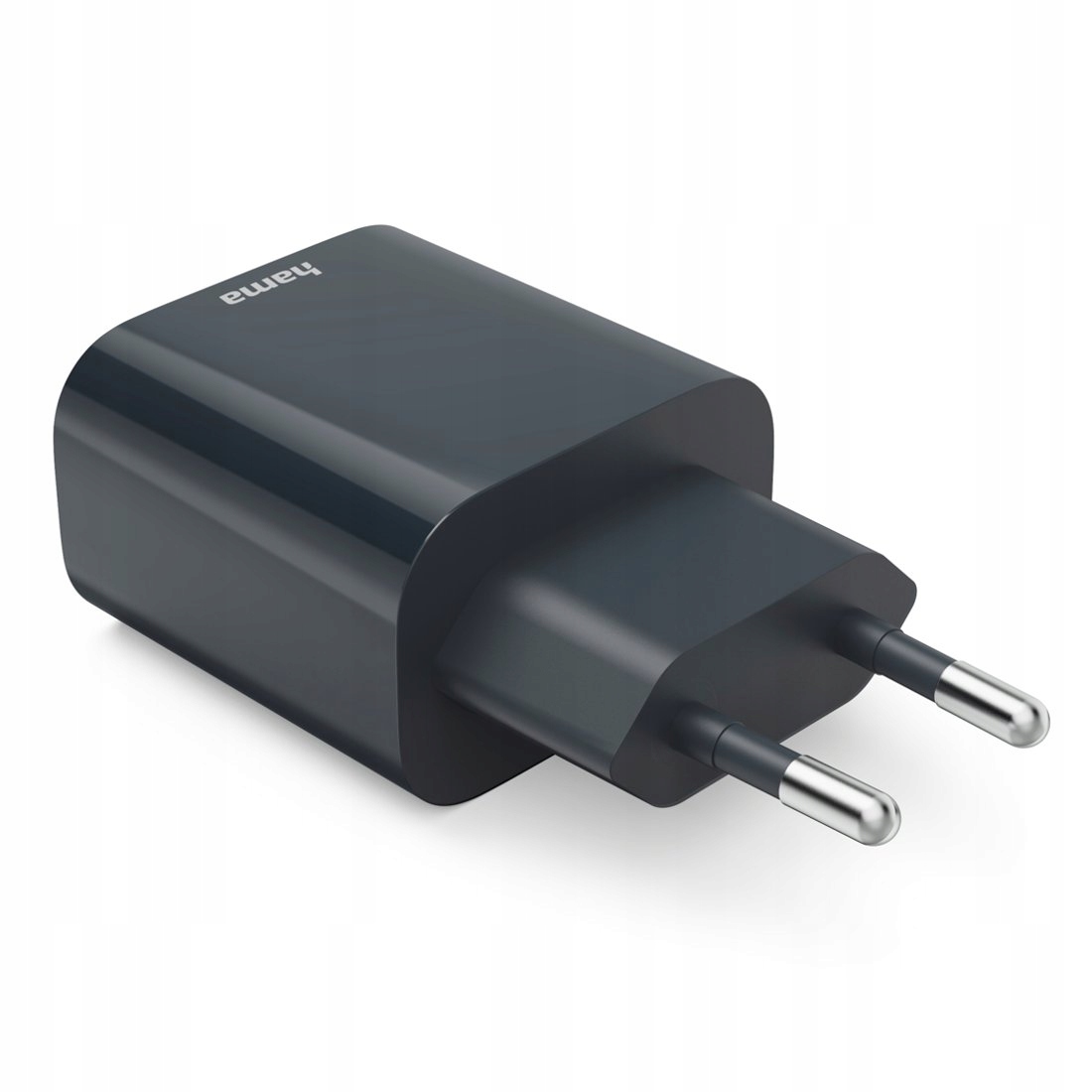 Adapteris Hama USB-C and USB-A Fast Charger, 20W Power Delivery, Compact Design