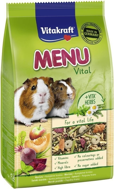 Maistas jūrų kiaulytėms vitakraft menu, 1 kg
