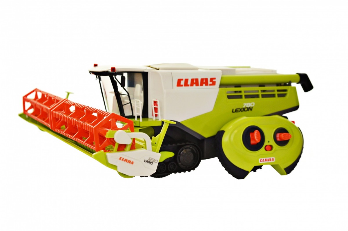 Kombainas su nuotolinio valdymo pultu, claas happy poeple