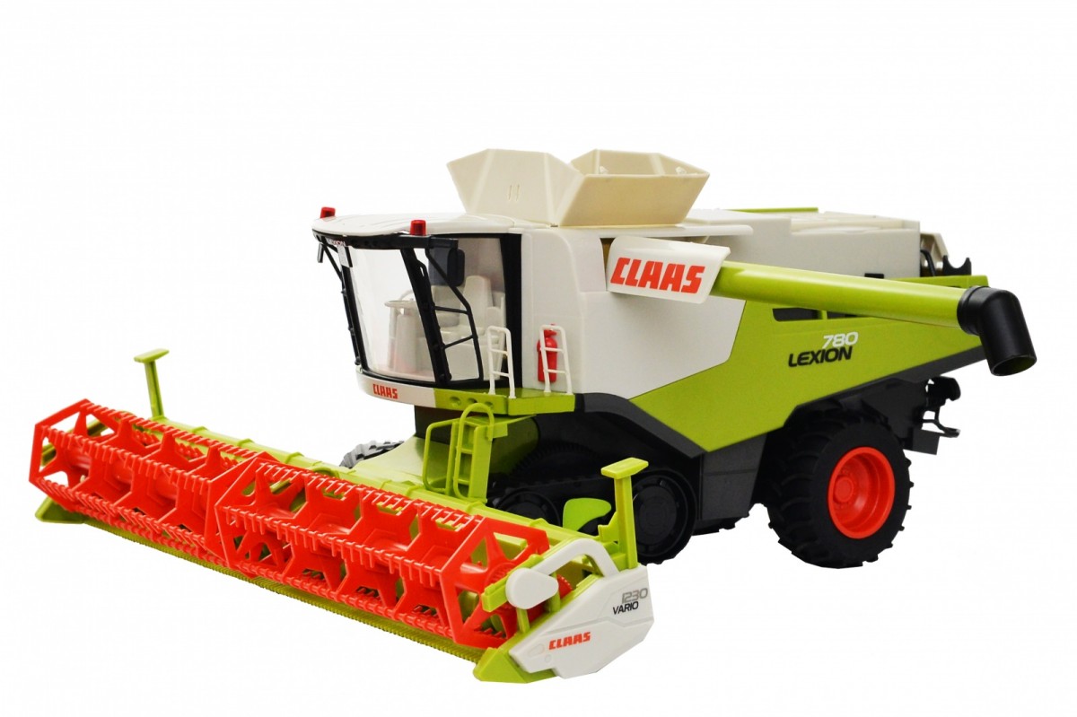 Kombainas su nuotolinio valdymo pultu, claas happy poeple