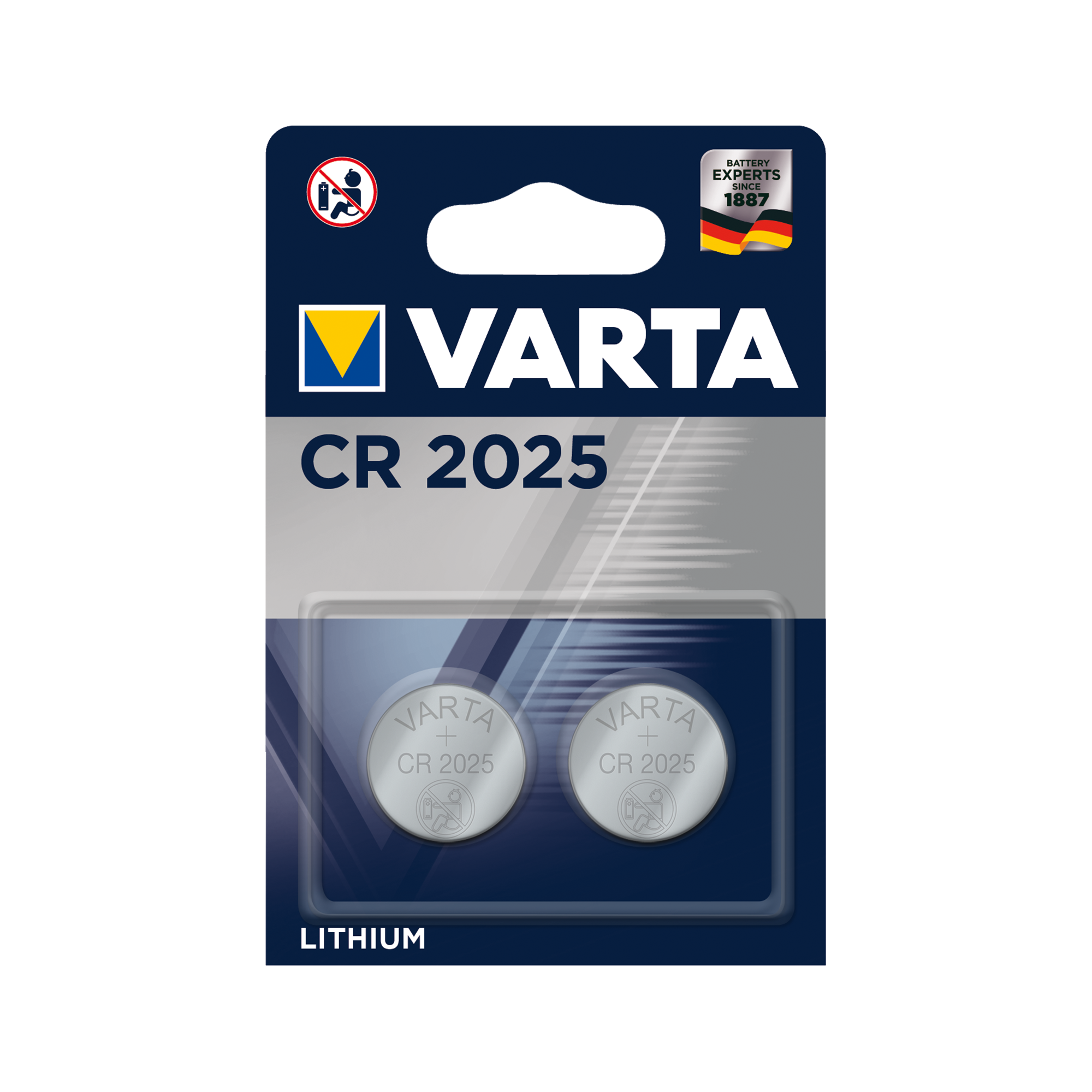 Akumuliatorius varta cr2025 baterija 2 vnt./bl.