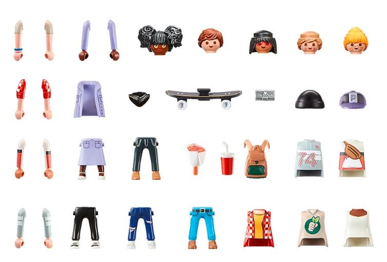 Rinkinys playmobil, 54 dalių, spalvotas