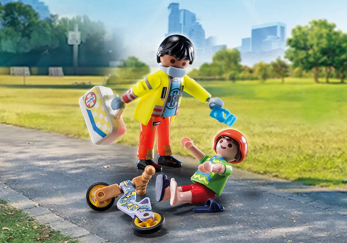 71245 playmobil® city life, paramedikas su pacientu 15 d.