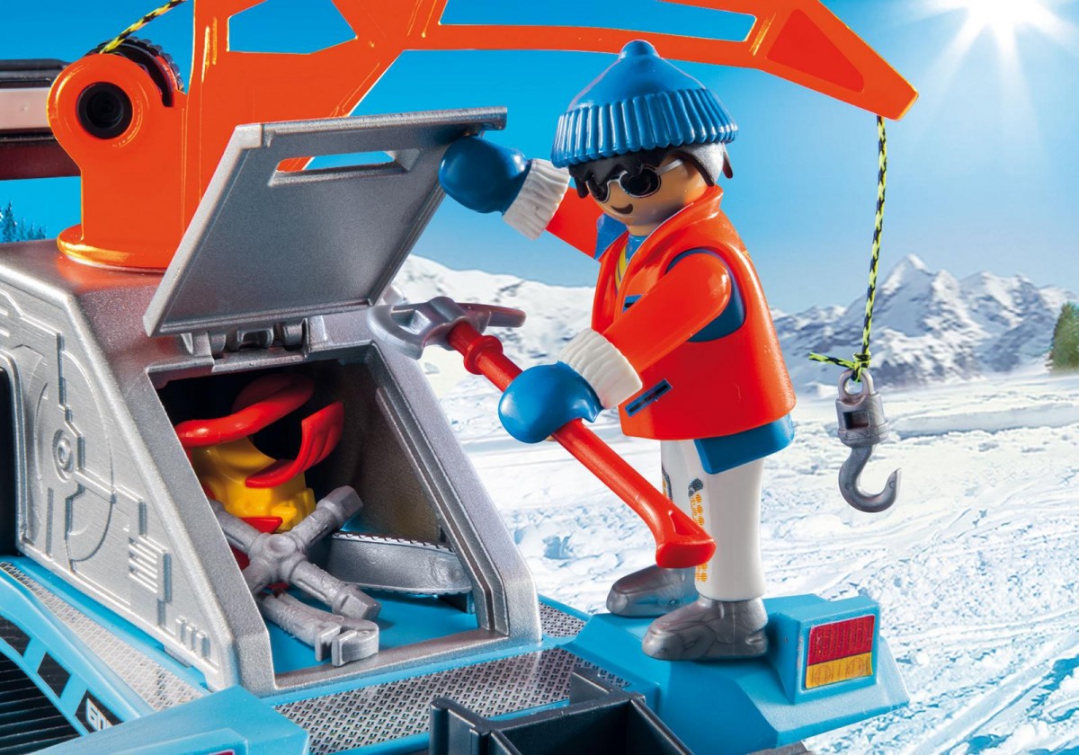 9500 playmobil® family fun, sniego valytuvas