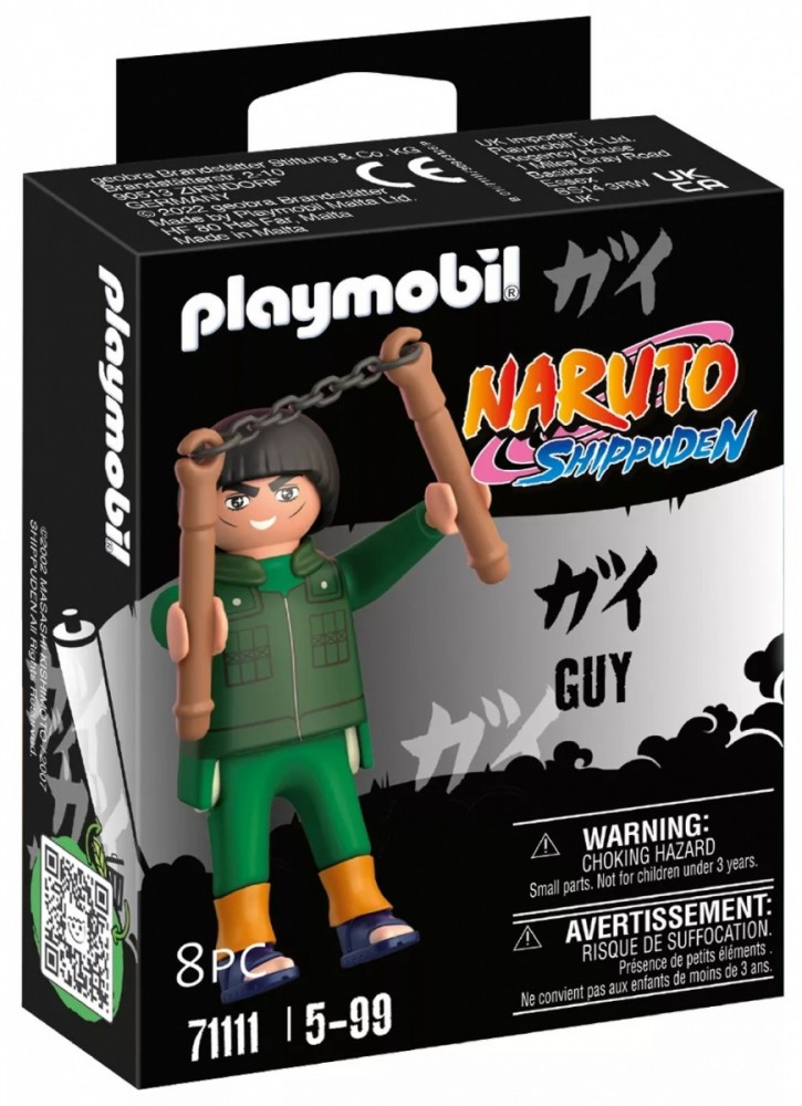 71111 playmobil naruto shippuden guy, 8 d.