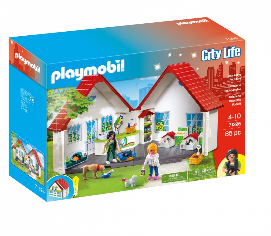 5633 playmobil® city life, gyvūnų parduotuvė