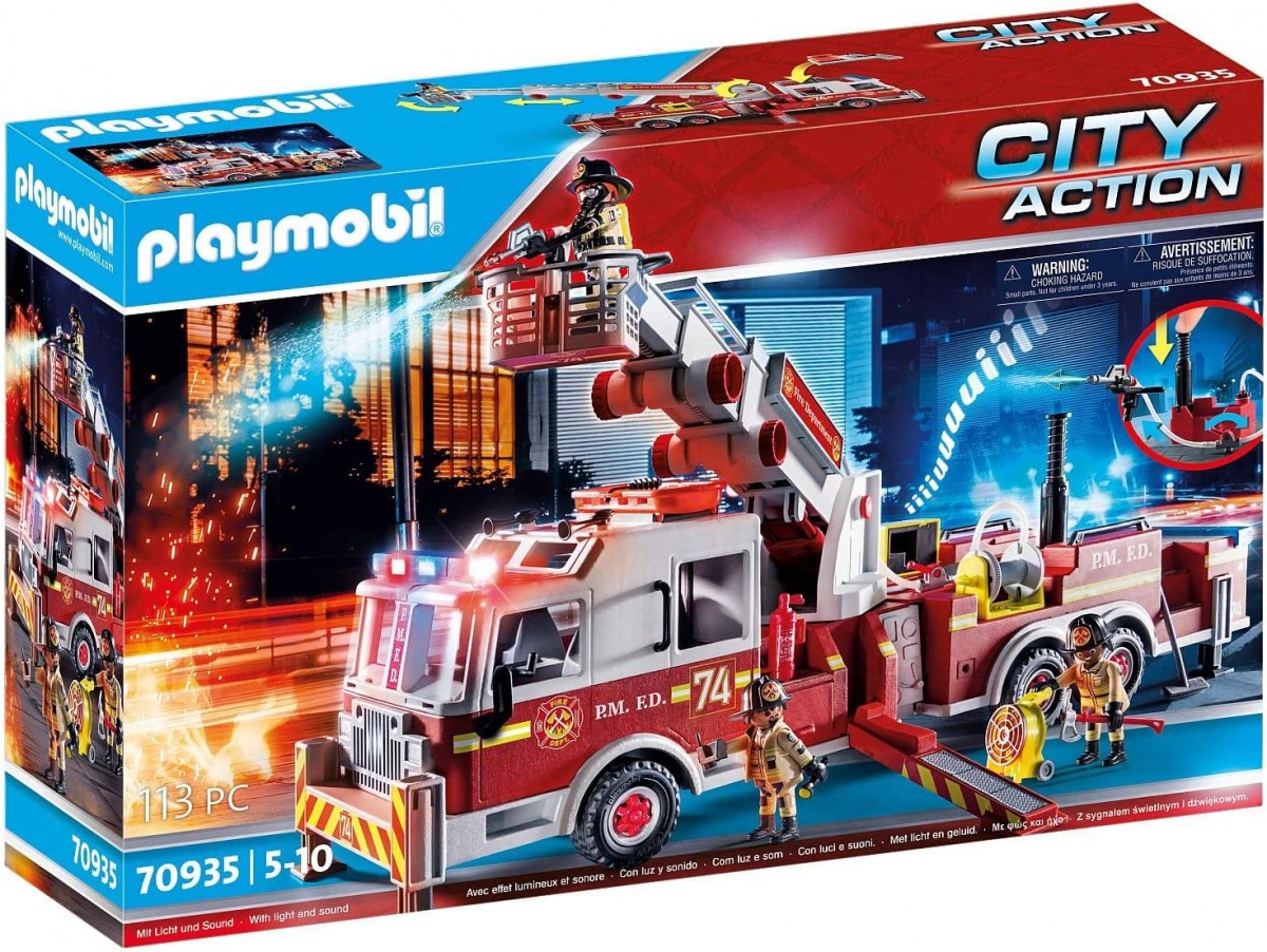 70935 playmobil® city action, gaisrinės pagalbos automobilis