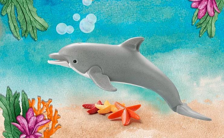 71051 playmobil® wiltopia, delfinas