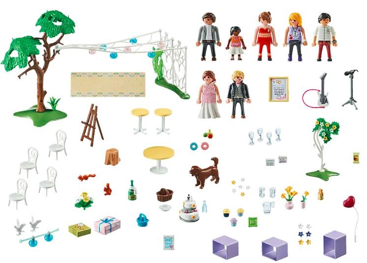 71365 playmobil city life wedding reception figūrėlės