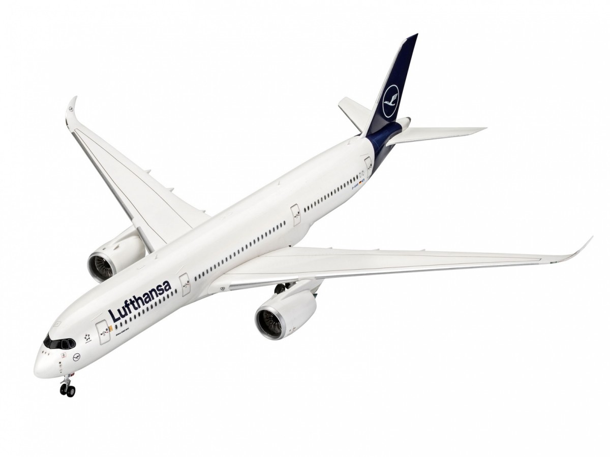 Revell - airbus a350-900 lufthansa new livery, 1/144, 03881