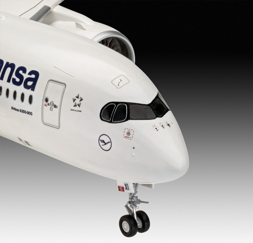 Revell - airbus a350-900 lufthansa new livery, 1/144, 03881