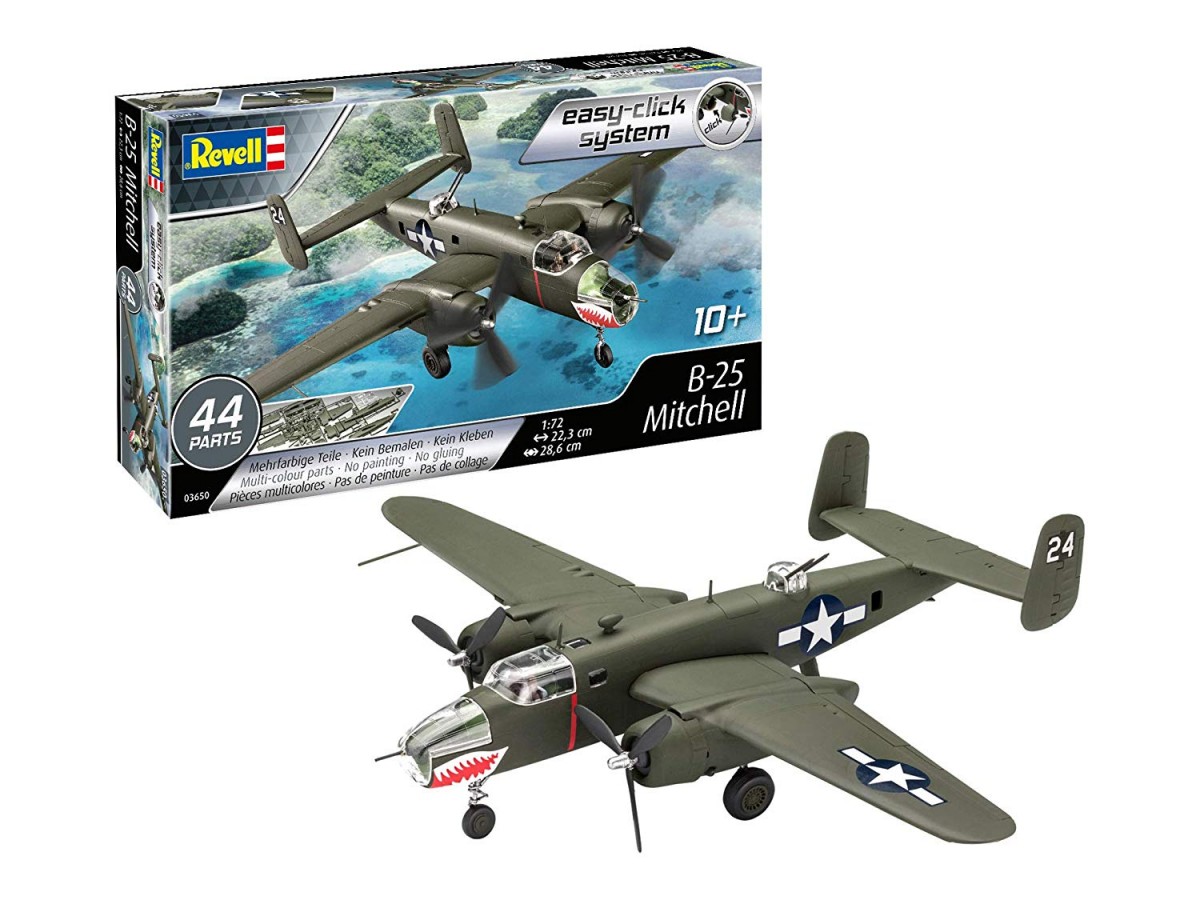 Revell - b-25 mitchell (easy-click), 1/72 03650