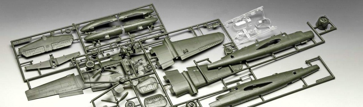 Revell - b-25 mitchell (easy-click), 1/72 03650