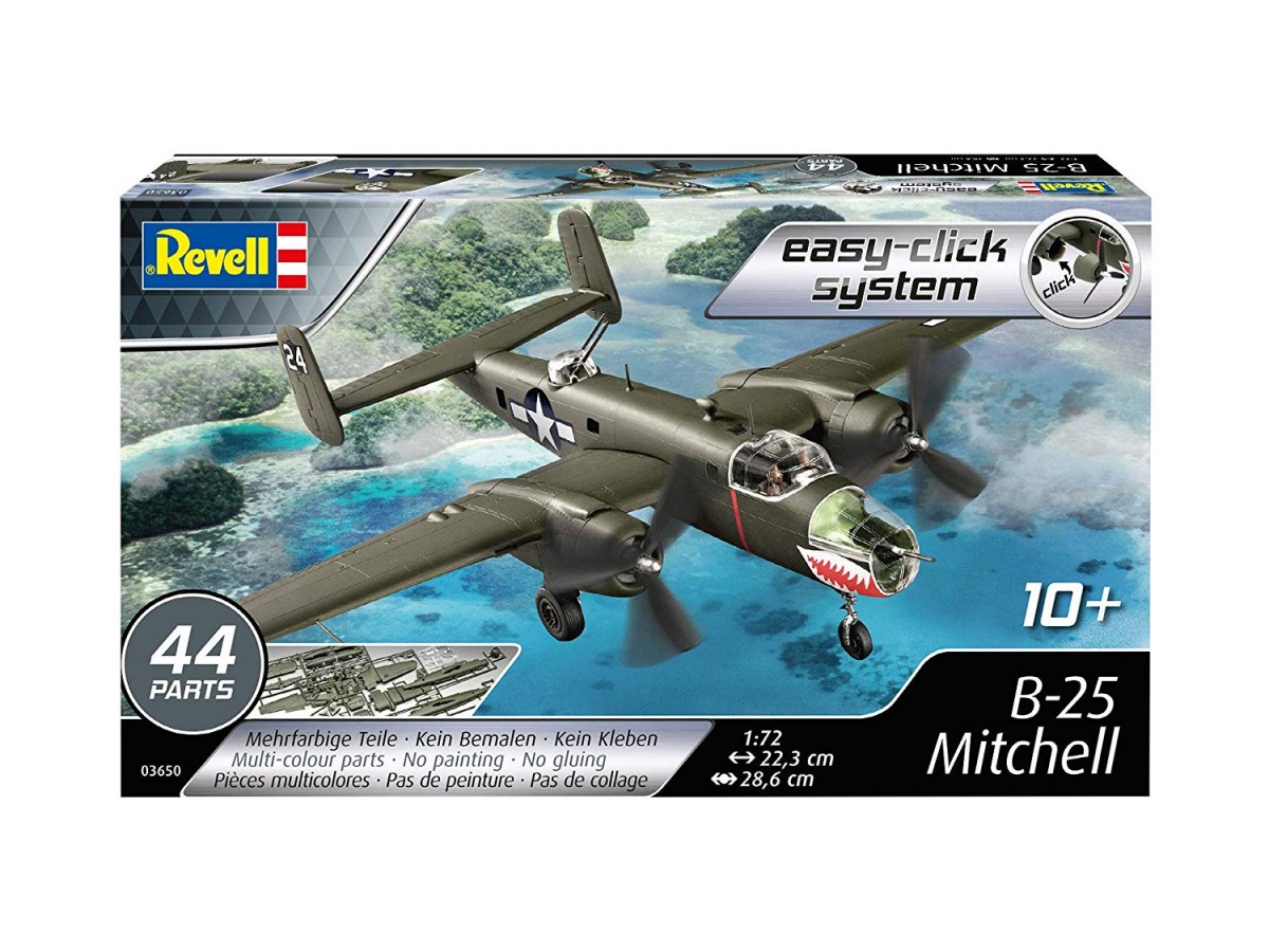 Revell - b-25 mitchell (easy-click), 1/72 03650