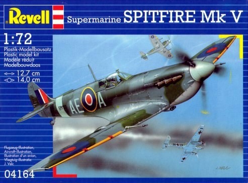 Revell - supermarine spitfire mk v, 1/72, 04164