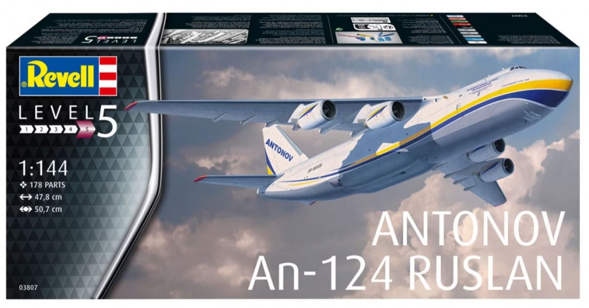 Revell - antonov an-124 ruslan, 1/144, 03807