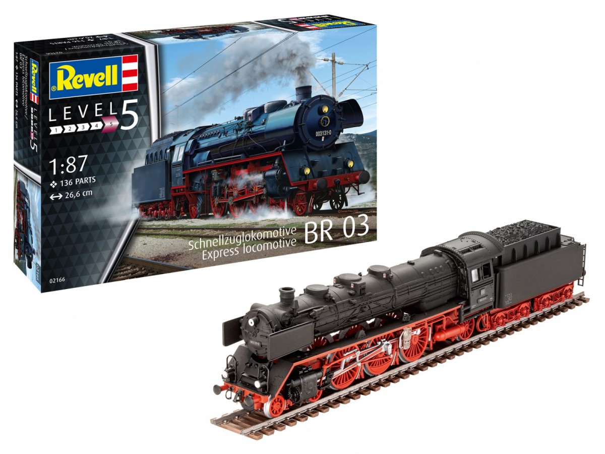 Revell - express locomotive br03, 1/87, 02166