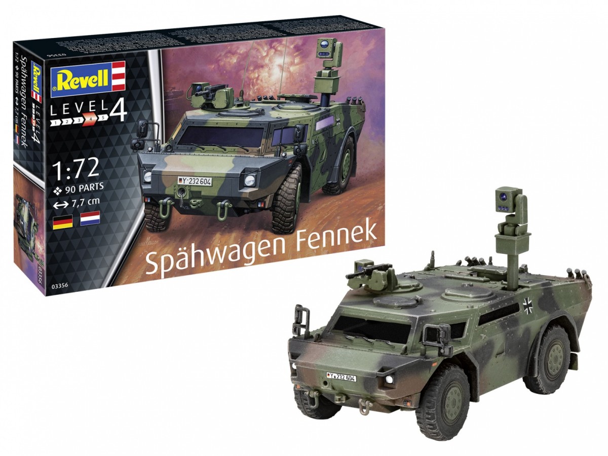 Revell - Spähwagen Fennek, 1/72, 03356