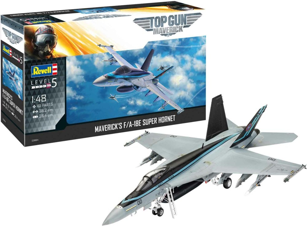 Klijavimo modelis revell maverick's f/a-18e, baltas