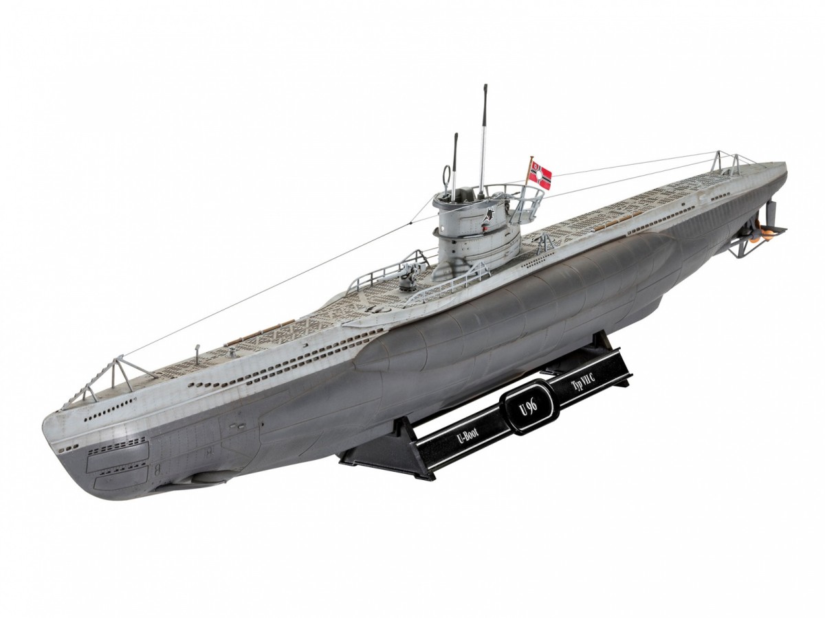 Revell - das boot u-boot typ vii c collector's edition - 40th anniversary dovanų komplektas, 1/144, 05675