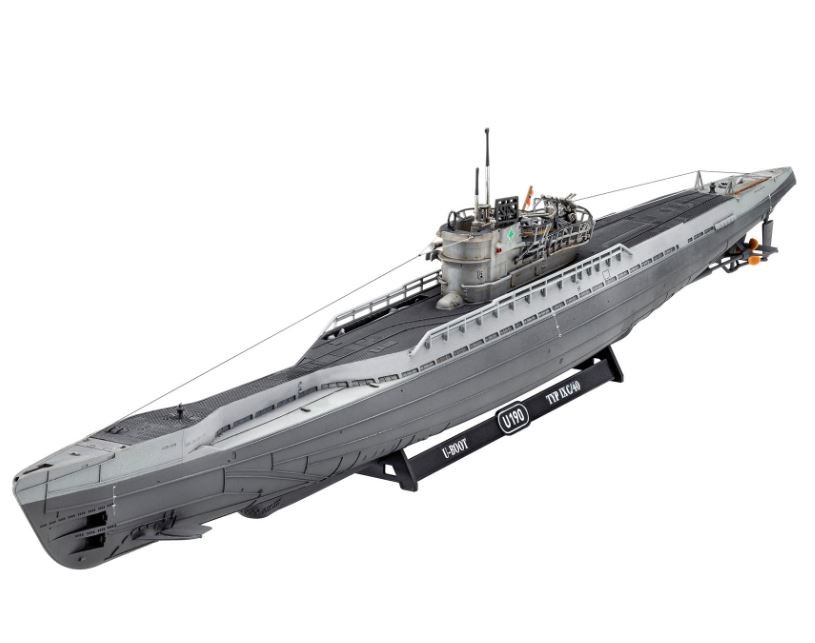 Revell - german submarine type ix c/40 (u190), 1/144, 05167