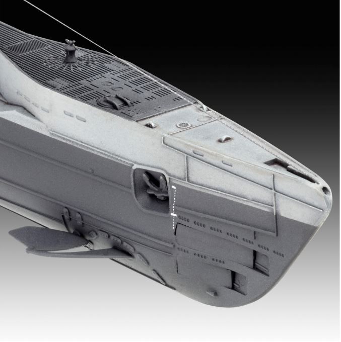 Revell - german submarine type ix c/40 (u190), 1/144, 05167