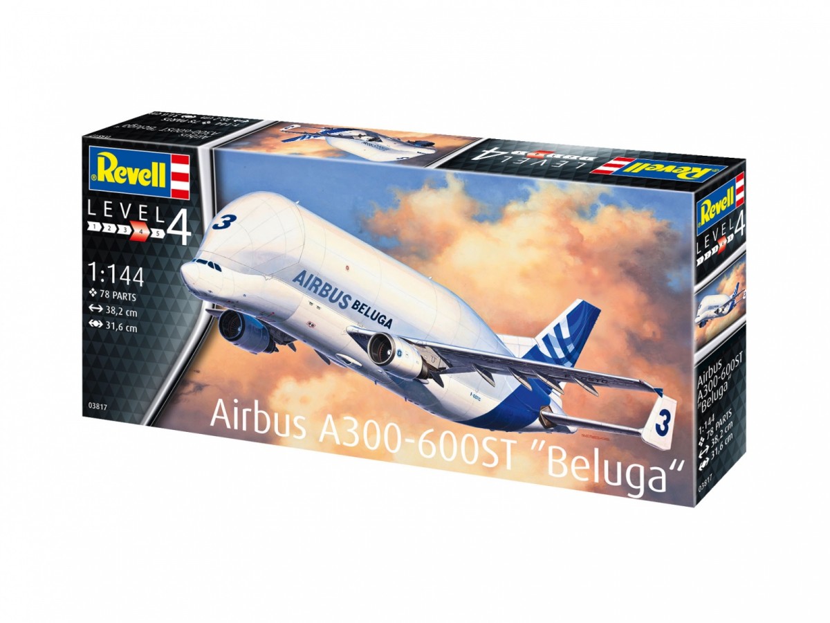 Revell - airbus a300-600 st “beluga”, 1/144, 03817
