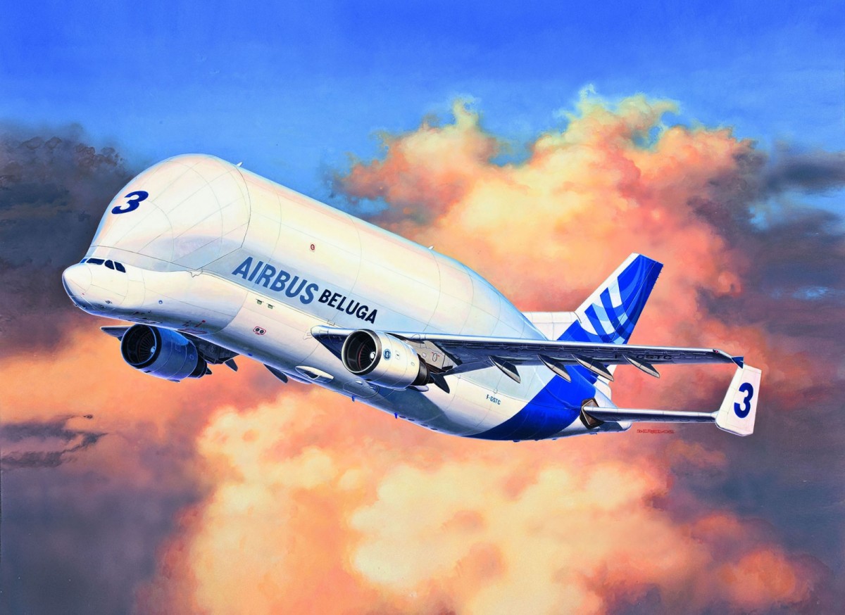 Revell - airbus a300-600 st “beluga”, 1/144, 03817