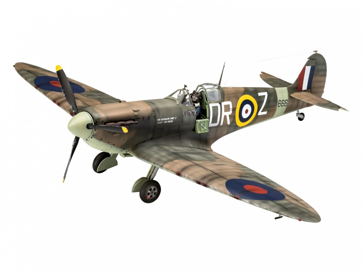 Revell - spitfire mk.ii aces high 35th anniversary iron maiden dovanų komplektas, 1/32, 05688