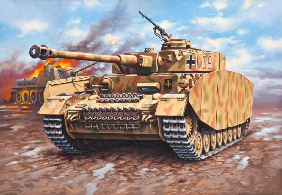 Revell - pzkpfw. iv ausf. h dovanų komplektas, 1/72, 63184