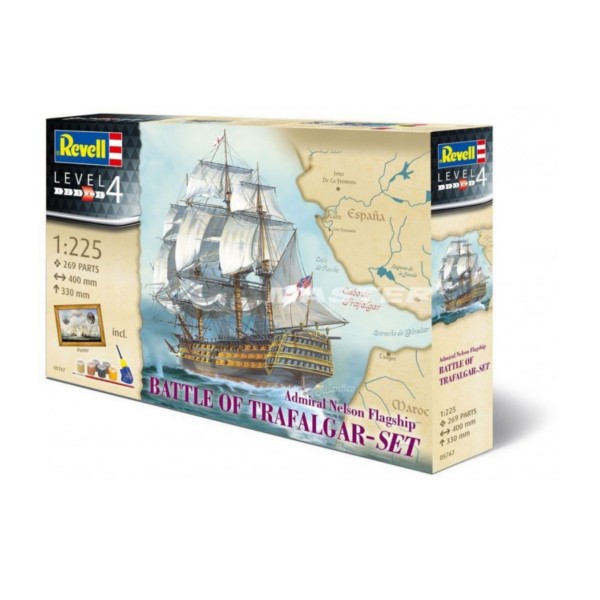 Revell - battle of trafalgar set admiral nelson's flagship 