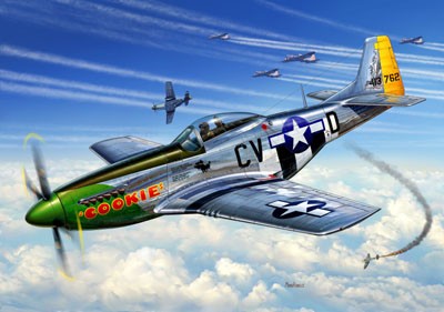 Revell - p-51d mustang, 1/72, 04148
