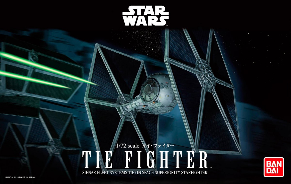 Revell - star wars tie fighter (bandai), 1/72, 01201